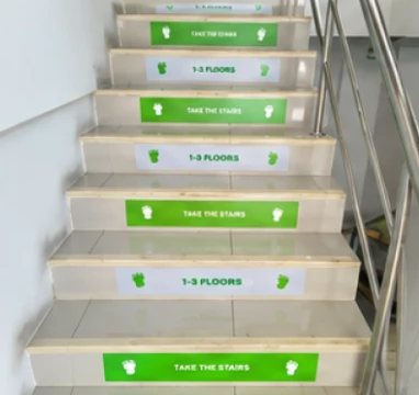 รณรงค์ใช้บันไดแทนลิฟต์สำหรับ 1–3 ชั้น